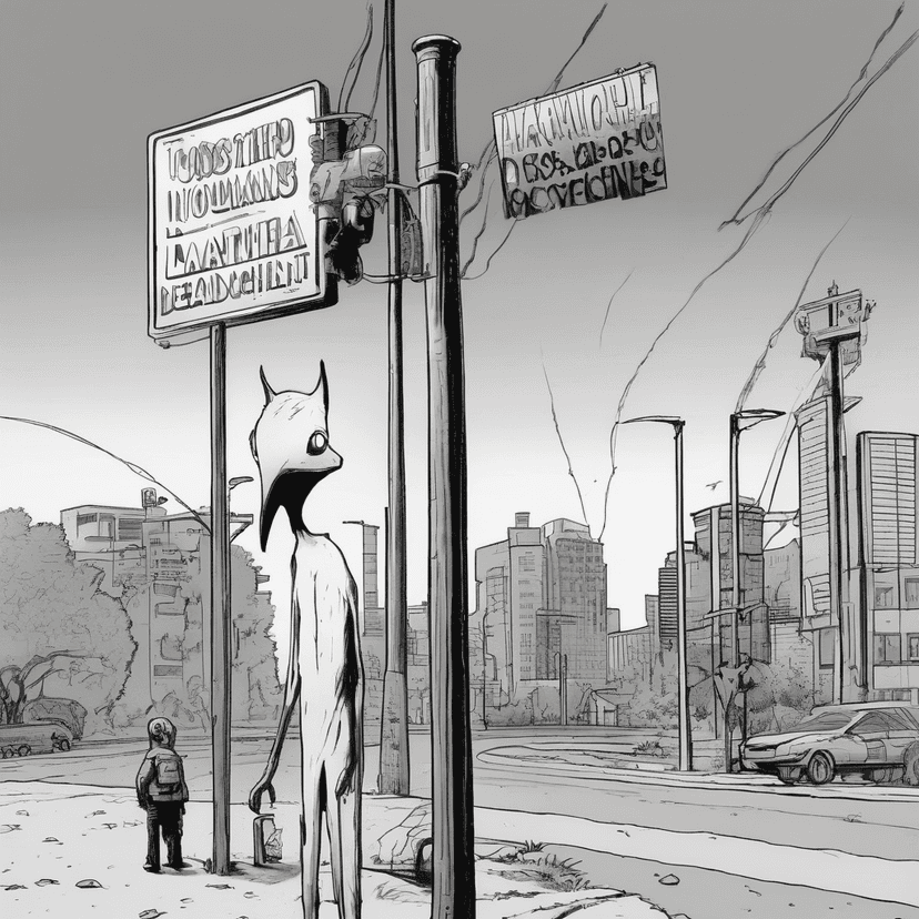 Squirrel's missing notice eclipses city's.