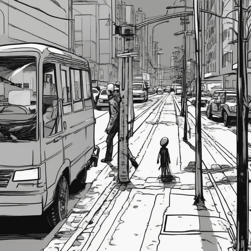 Waiting for the signal to light.